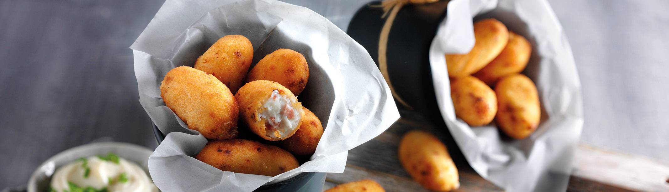 Croquetes congelades a fregidora d'aire: delicioses i ràpides